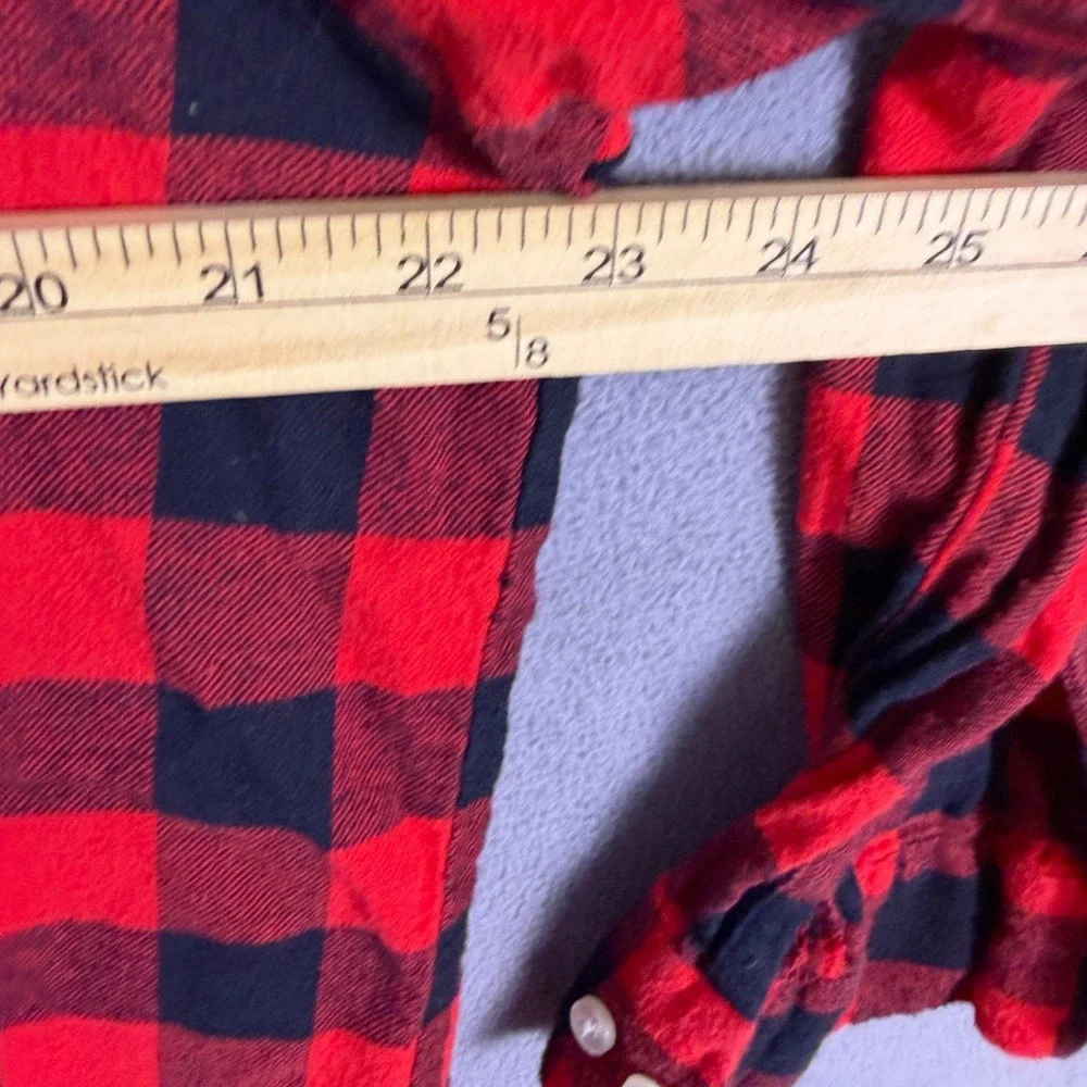 CLUB ROOM Lumberjack Flannel Shirt XL Men's Red‎ Long Sleeve Button Down Top